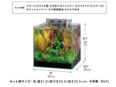 画像4: 【飼育用品・器具】【水槽】グラステリア300キューブ スリムフィルターセット 3年保証(淡水 海水用) (4)