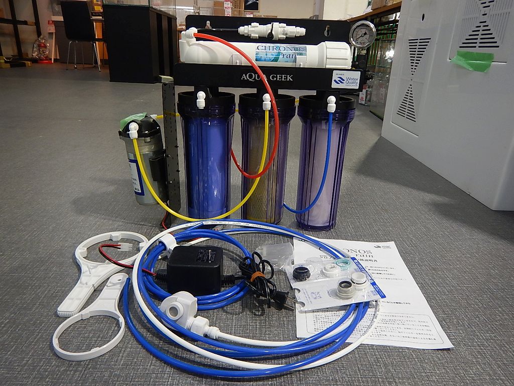 クロノスレイン 浄水器 加圧ポンプ付き - フィルター・ポンプ・ろ材